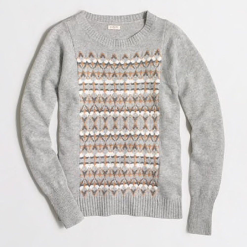 J.Crew Factory Fair Isle Sweater